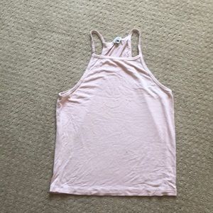 baby pink halter tank top